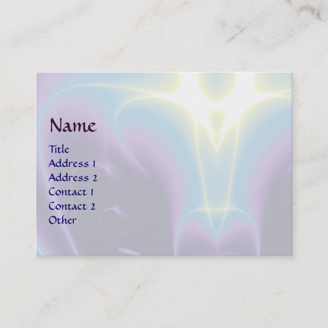 TARJETA DE VISITA OLAS LUMINOSAS (Anverso)