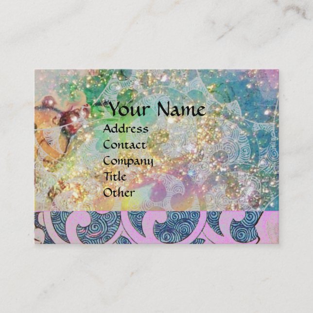 Tarjeta De Visita OLAS , luminosas, vibrantes (Anverso)