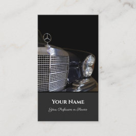 Tarjeta De Visita Oldtimer Mercedes Benz conservador histórico de co