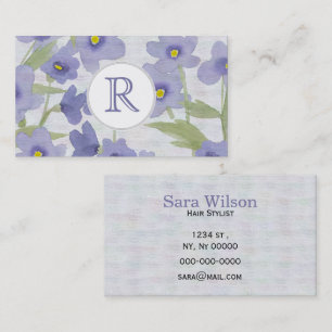 Tarjeta De Visita olvidar-mí-no-flores