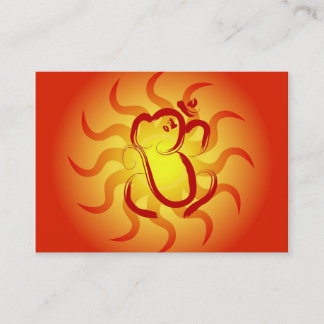 Tarjeta De Visita OM Ganesha