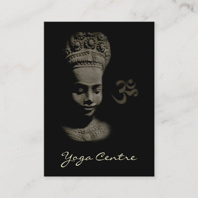 Tarjeta De Visita OM Yoga Center (Anverso)