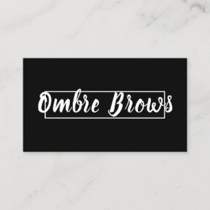 Tarjeta De Visita Ombre Brows & Eyelashes