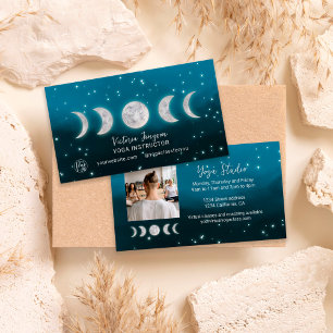 Tarjeta De Visita Ombre lons star profesora de Yoga