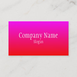 Tarjeta De Visita Ombre magenta rojo