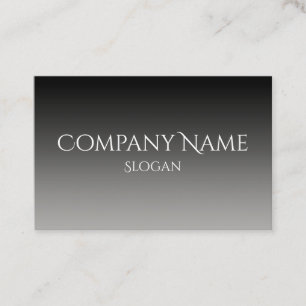 Tarjeta De Visita Ombre negro gris