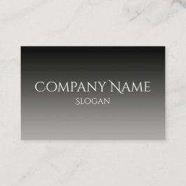 Tarjeta De Visita Ombre negro gris
