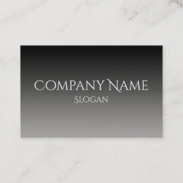 Tarjeta De Visita Ombre negro gris