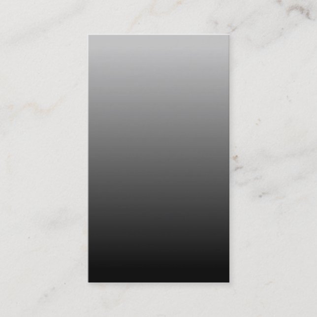 Tarjeta De Visita Ombre negro grisáceo (Anverso)