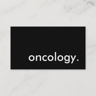 Tarjeta De Visita oncología.