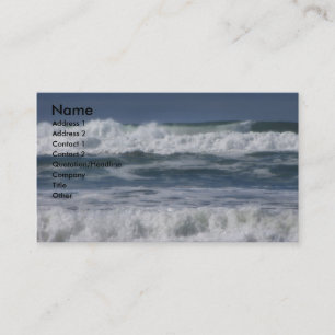 Tarjeta De Visita Ondas