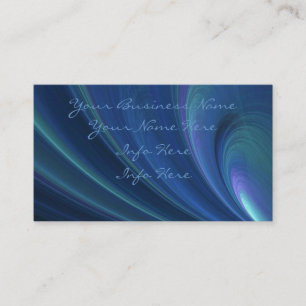 Tarjeta De Visita Ondas de arena suaves azules y verdes