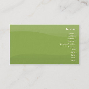 Tarjeta De Visita Ondas de Foamgreen - negocio