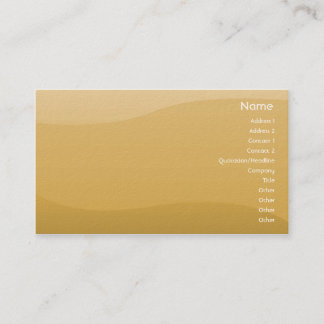 Tarjeta De Visita Ondas del trigo - negocio
