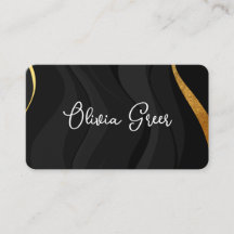 Ondas retro de oro negro de Moda moderna