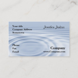 Tarjeta De Visita Ondulaciones