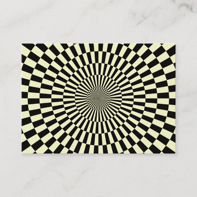 Tarjeta De Visita Op Art 07 (Anverso)