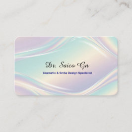 Tarjeta De Visita Opal Style Minimal Layout Design Template 