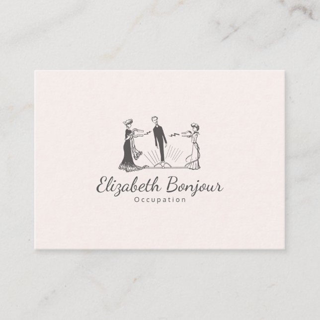 Tarjeta De Visita OPCIONES DE PAPEL Y TAMAÑO DE Magnetismo Animal -  (Anverso)