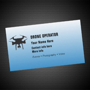 Tarjeta De Visita Operador de drones