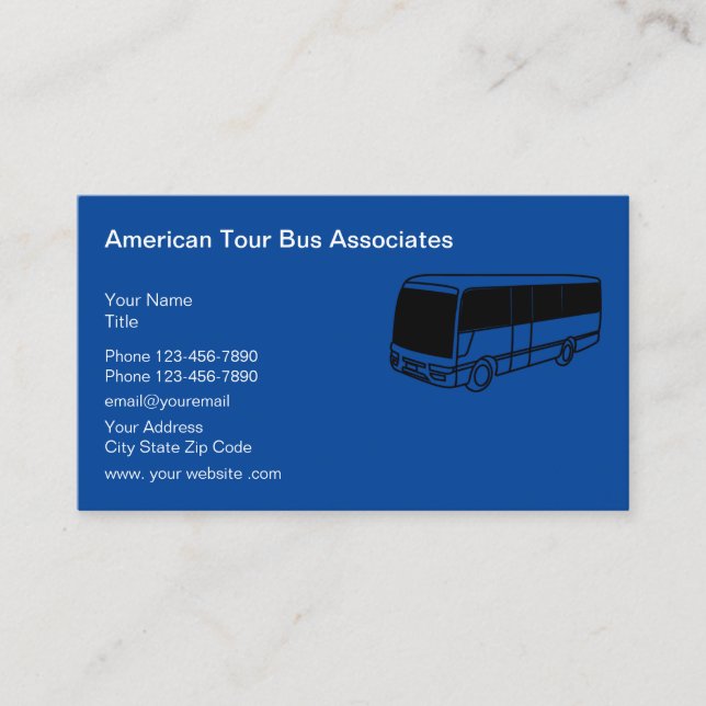 Tarjeta De Visita Operador de viajes turísticos (Anverso)