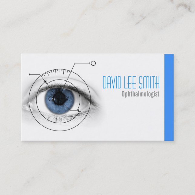 Tarjeta De Visita Ophthalmologist Business Card (Anverso)