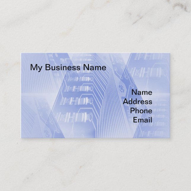 Tarjeta De Visita Opiniones del primer de las placas madres del (Anverso)