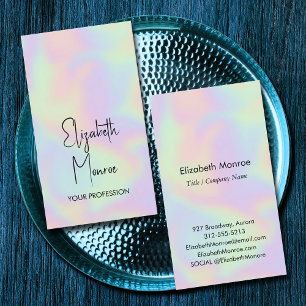 Tarjeta De Visita Óptica holográfica
