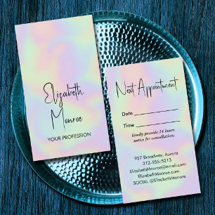 Tarjeta De Visita Óptica holográfica