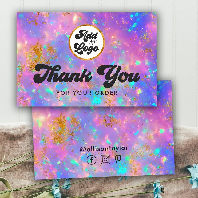 Tarjeta De Visita Óptica Óptica Óptica De Oro Retro Añadir Logo Grac (Front and Back)