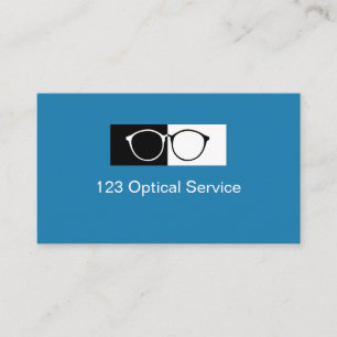 Tarjeta De Visita Óptica Tienda de cuidado de la visión óptica