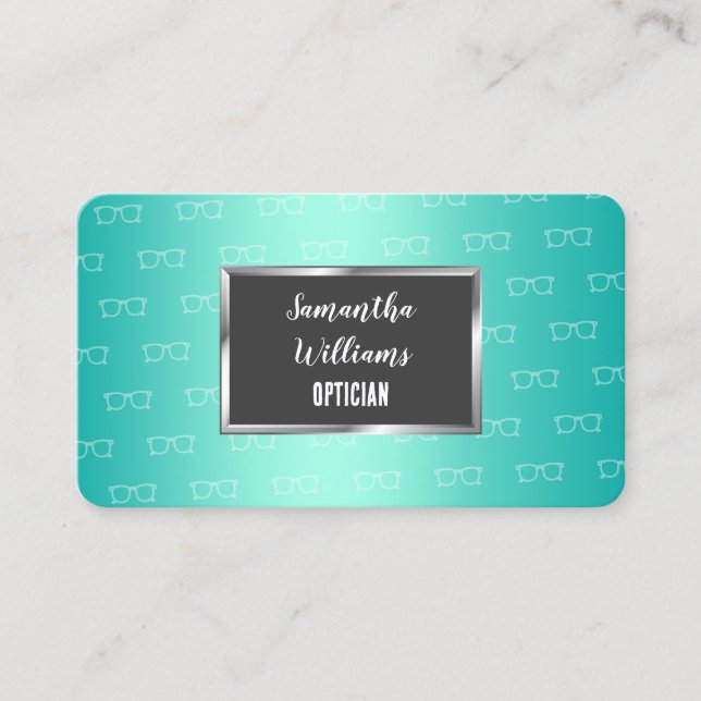 Tarjeta De Visita Opticiano (Anverso)