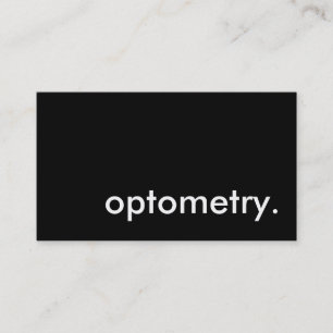 Tarjeta De Visita optometría.