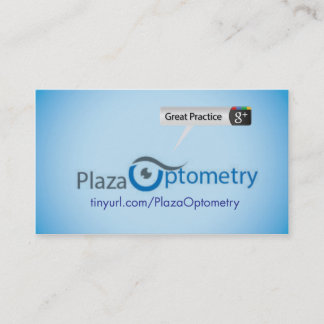 Tarjeta De Visita Optometría de la plaza