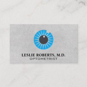 Tarjeta De Visita Optometrista   Icono ocular