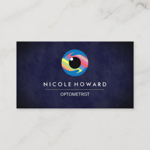 Tarjeta De Visita Optometrista   Logo de Oye Ball