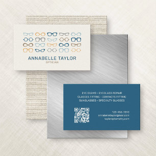 Tarjeta De Visita Optometrista Opticist Vision Glasses