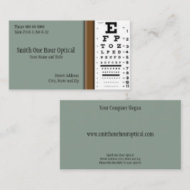 Tarjeta de visita Optometrists