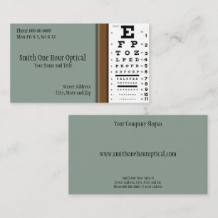 Tarjeta de visita Optometrists