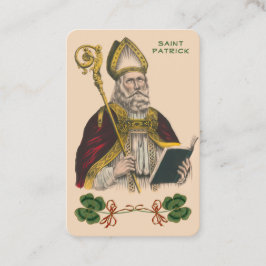 Tarjeta De Visita Oración católica de San Patricio