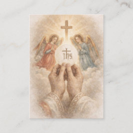 Tarjeta De Visita Oración católica por sacerdotes de Sta. Teresa