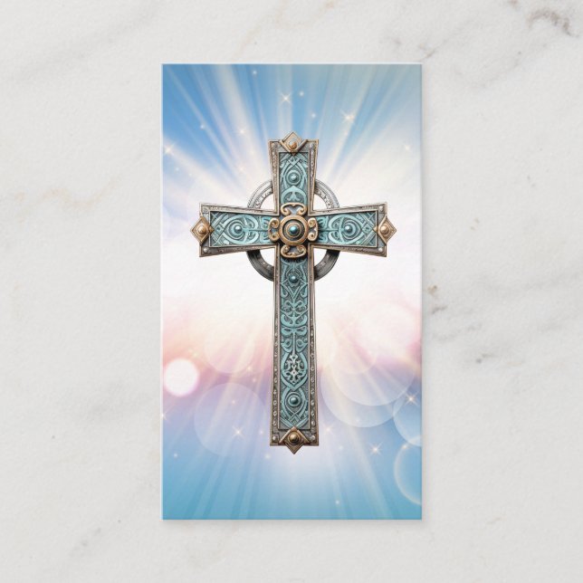 Tarjeta De Visita Oración de aliento cristiano (Anverso)