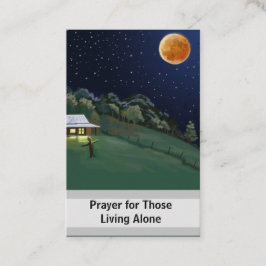 Tarjeta De Visita Oración para los que viven solos