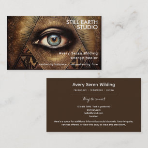 Tarjeta De Visita Oracle Interno   Diseño del Tercer Ojo