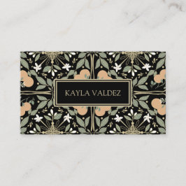 Tarjeta De Visita Orange Blossoms Botanical