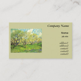 Tarjeta De Visita Orchard en Blossom Vincent van Gogh