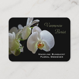 Tarjeta De Visita Orchid Luxury Pearl Florist