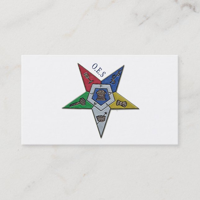 Tarjeta De Visita Orden De La Estrella Oriental (Anverso)