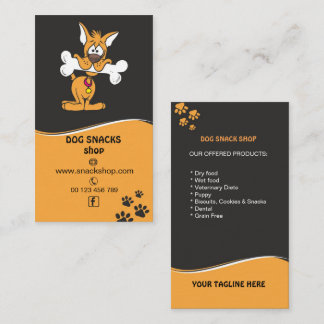 Tarjeta De Visita Organic & Eco-Friendly Pet Products Business Card
