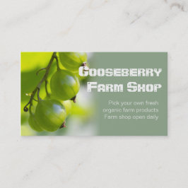 Tarjeta De Visita Organic Farm Products CC0209 Business Card
